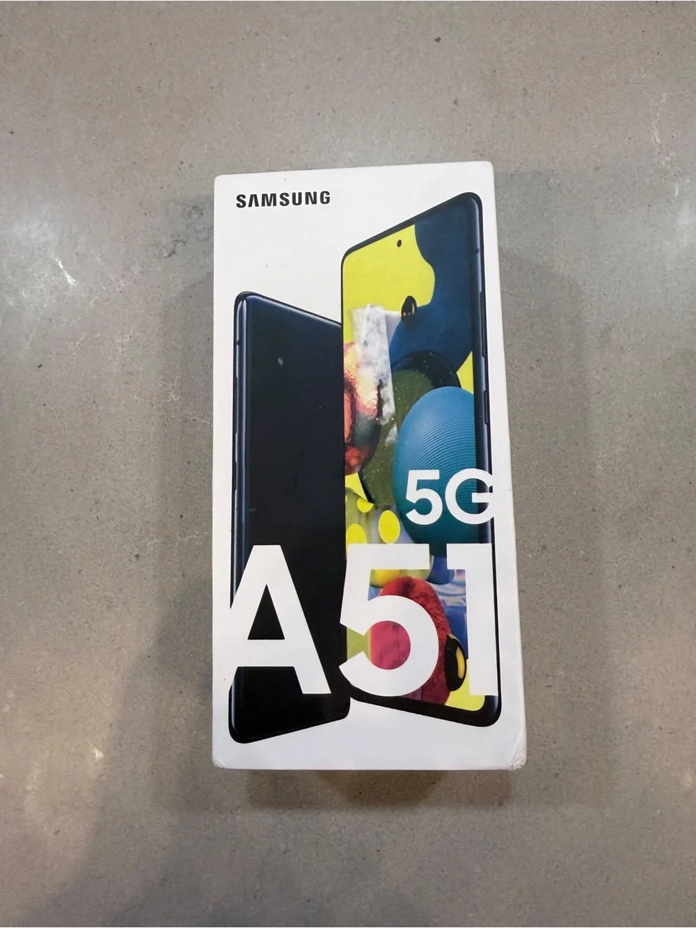 Samsung Galaxy A51 5G - Black Prism Back with Rainbow Highlights